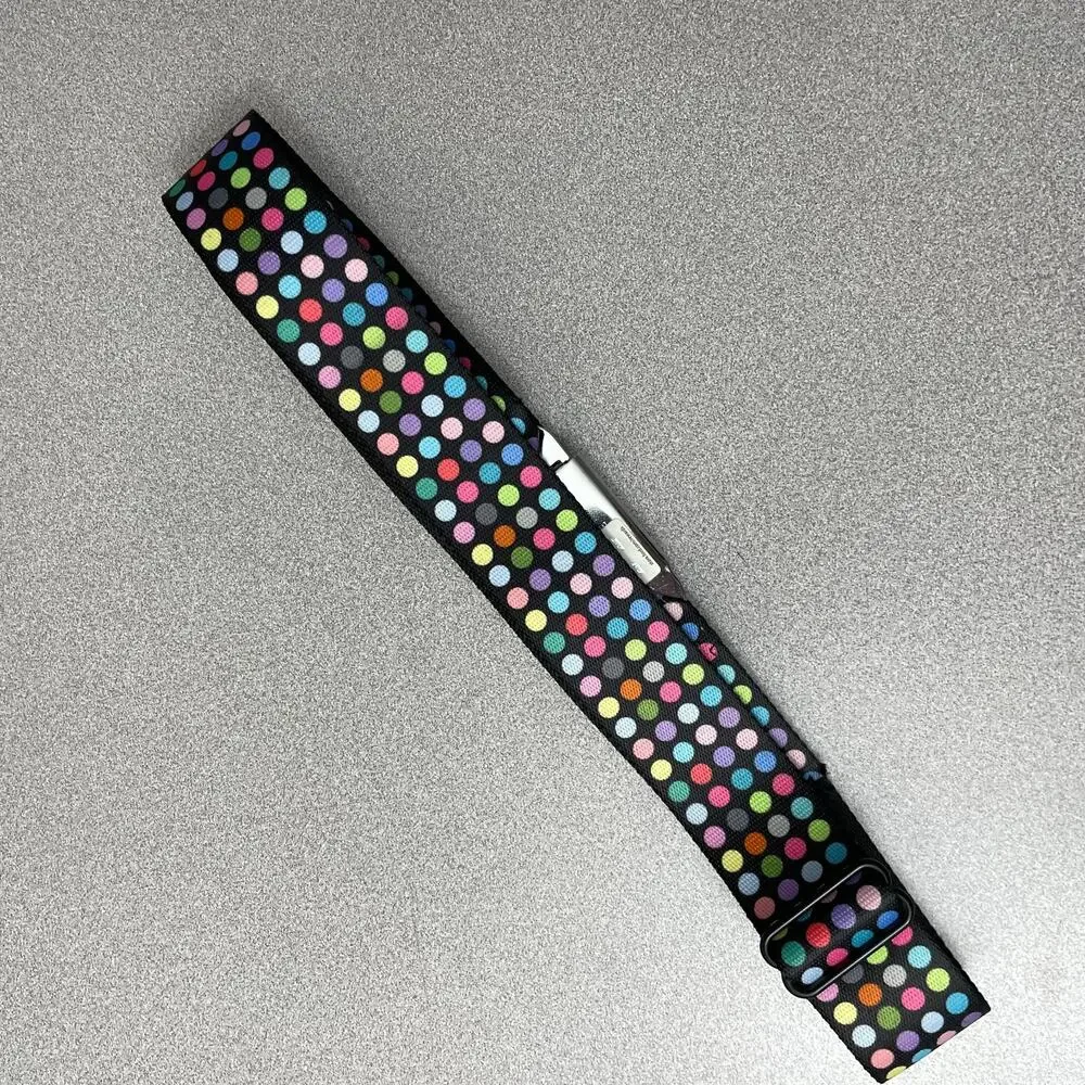 Buckle Down Ford Seatbelt Belt Metal Buckle Mustang Logo Polka Dot Mutli Nylon